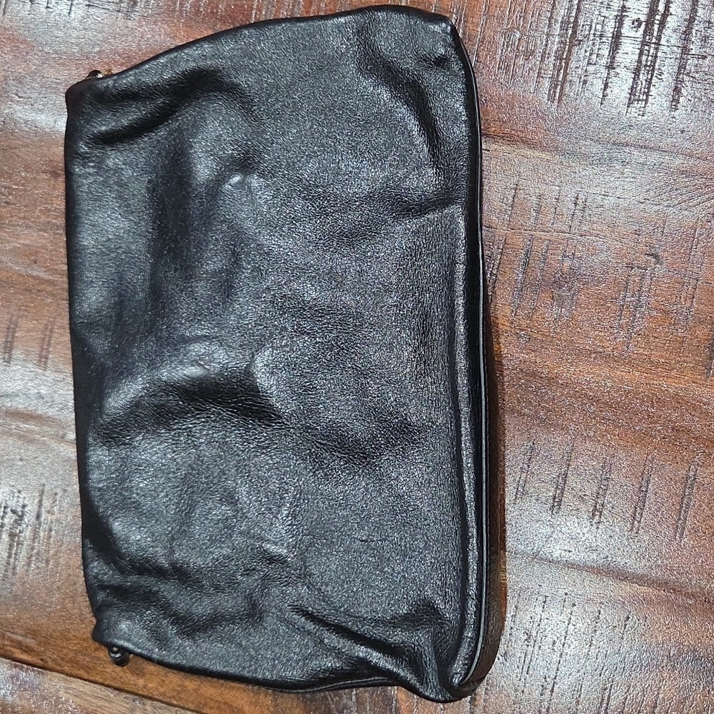 Tory Burch Black Leather Clutch Bag - Picture 2 of 12